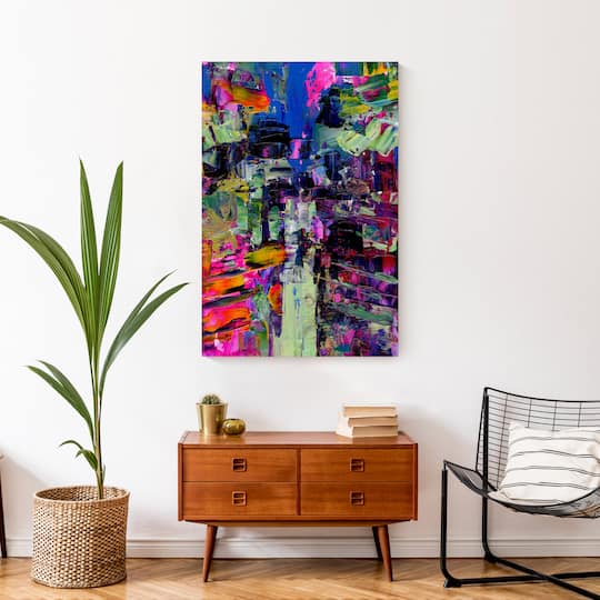 Bright Neon 24" x 36" Canvas Wall Art